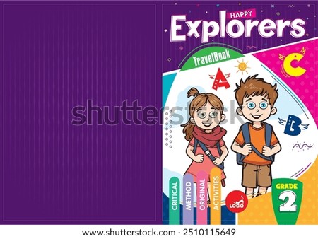Print-ready cover design adapted for reading and textbooks.