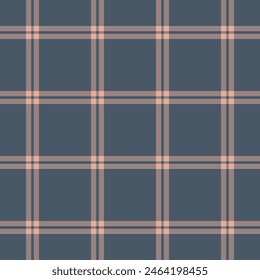 Prints pattern textile texture, isolation check vector tartan. Store seamless background plaid fabric in pastel and orange color.