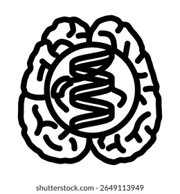 prion diseases line icon vector. prion diseases sign. isolated contour symbol black illustration