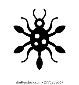Prion silhouette vector art Illustration