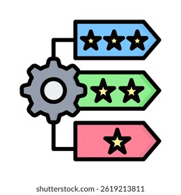 Prioritization Icon Element for Design