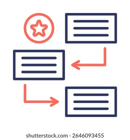 Prioritization Icon Element for Design