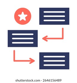 Prioritization Icon Element for Design