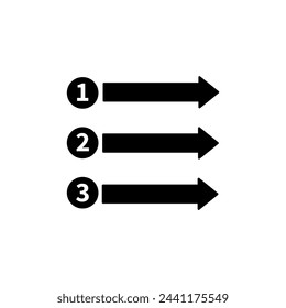 prioritize concept line icon. Simple element illustration. prioritize concept outline symbol design.