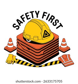 Prioritizing safety first at the job site with essential protective gear and hazard awareness in