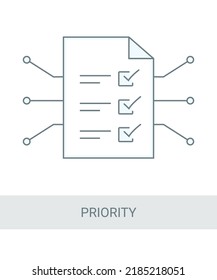 Priority - Artificial Intelligence Icon, It is easy to use