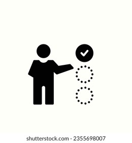 priority, decision, management icon , isolated icon in light background, perfect for website, blog, logo, graphic design, social media, UI, mobile app