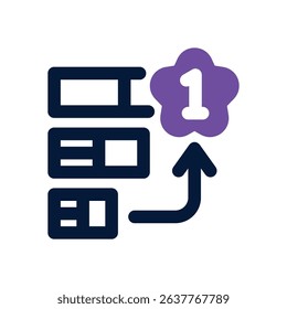 priority duotone icon. Sleek and modern vector icon for websites, mobile apps, marketing materials, and corporate design. Fully scalable and ready to use.