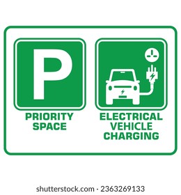 Carga prioritaria del vehículo eléctrico, vector de signos