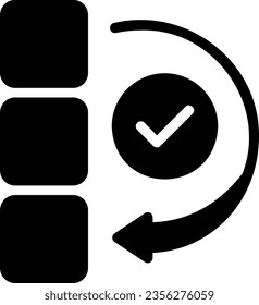 priority glyph icon illustration vector