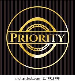 Priority gold badge