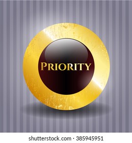 Priority gold badge