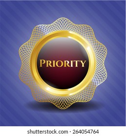 Priority golden badge