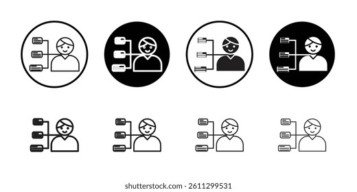 Priority icon Flat illustration sign