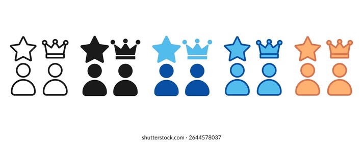 Priority Icon Set Multiple Style Collection