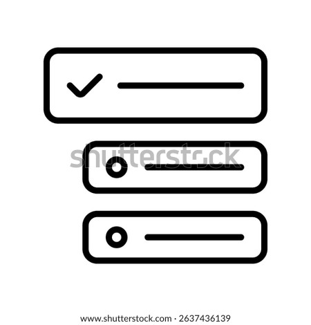 Priority List Vector for Urgent Tasks. Ranked checklist illustration, productivity boost icon, focused work concept.