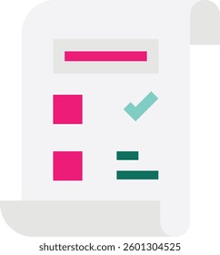 Priority Note Reminder Icon Vector Flat Illustration