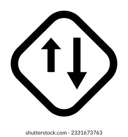 Priority Oncomming Vector Glyph Icon For Personal And Commercial Use.
