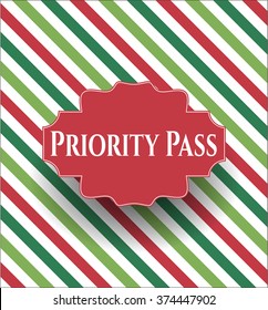 Priority Pass card with nice design