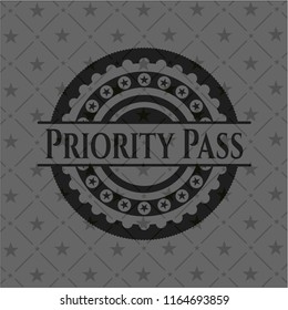 Priority Pass dark badge