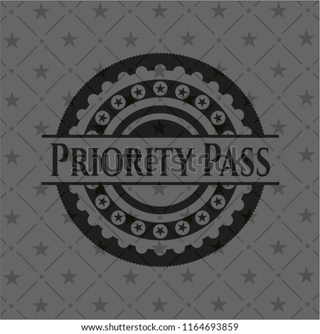 Priority Pass dark badge