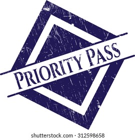 Priority Pass rubber seal
