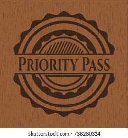 Priority Pass Wood Emblem