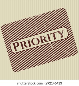 Priority rubber grunge seal