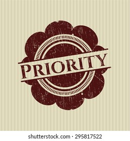 Priority rubber grunge seal