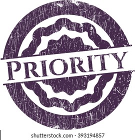 Priority rubber stamp