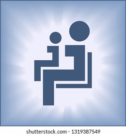 Priority seat sticker. using in public transportation, like bus, train, mass rapid transit and other. easy to modify
