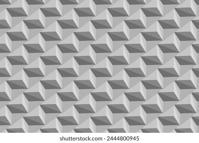 Prism 3D Background Abstract. White blocks pattern background
