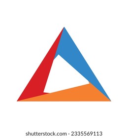 Prism abstract logo vector illustration design
