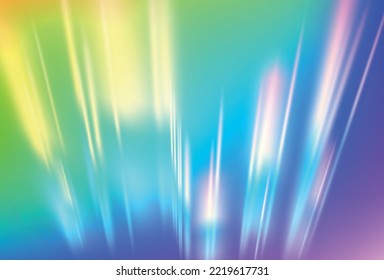 Prism backdrop, prism texture. Rainbow lights background. Vector