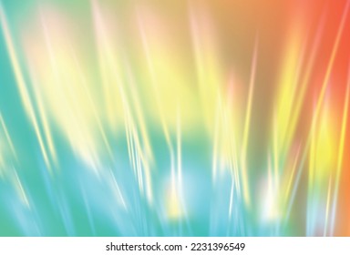 Prism background, prism texture, crystal rainbow lights. Vector