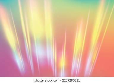 Prism background, prism texture, crystal rainbow lights. Vector