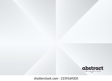 prism effect with triangle in gradient white background can be use for website template advertisement poster technology product design label for food and beverage