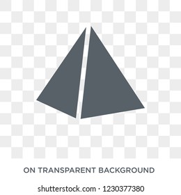 Prism icon. Prism design concept from Geometry collection. Simple element vector illustration on transparent background.