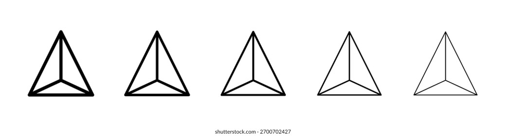Prism icon Vector Art Illustration