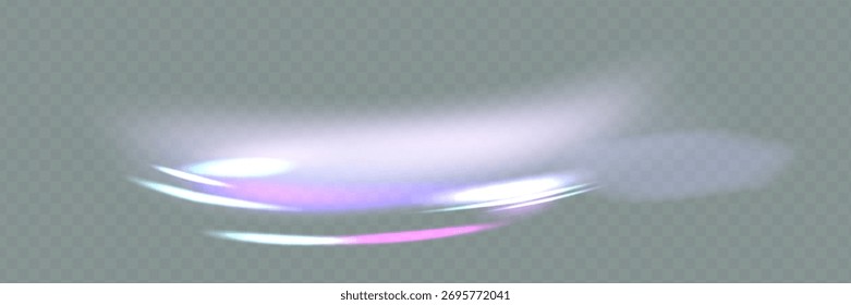 Superposición de luz prisma con efecto de luz arco iris, destellos transparentes de diamante de cristal, fondo de Vector.