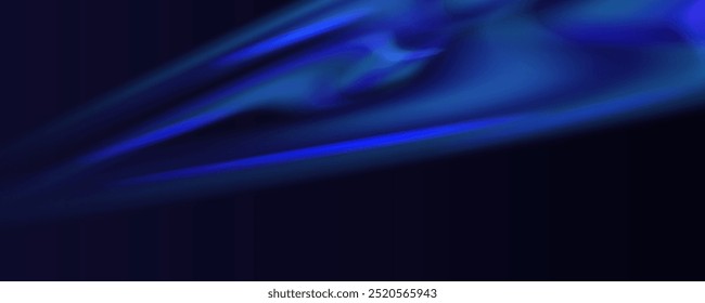 Superposición de prisma de los rayos del sol en la pared azul. Sombras borrosas en la habitación. Superposición suave de luz natural. Fondo Abstractas para la presentación del producto para studio.Natural diseño de luz.