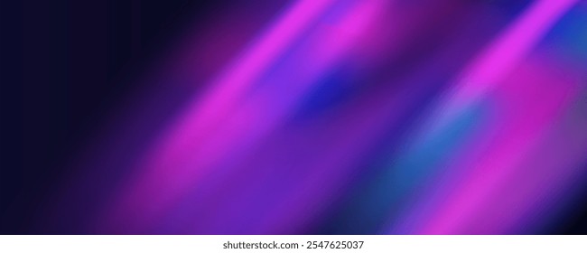 Prism overlay from the sun's rays on the blue wall. Blurred shadows in the room. Soft overlay of natural light. Abstract background for product presentation for studio.Natural light layout.