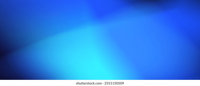 Prism overlay from the sun's rays on the blue wall. Blurred shadows in the room. Soft overlay of natural light. Abstract background for product presentation for studio.Natural light layout.