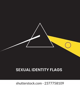 banderas de identidad sexual de la comunidad lgbtiq+