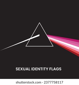 Prism, prismatic texture. Crystal rainbow lights, refraction effects in glass or gemstone. Vector
