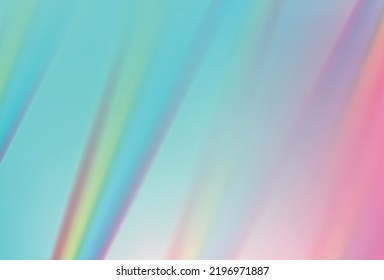Prisma, textura prismática. Luces de arcoiris de cristal. Vector arcoiris