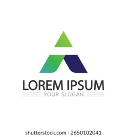 Prismatic Abstract Triangle Logo Design para negócios modernos e tecnologia Branding