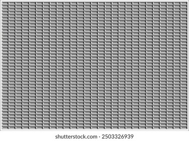 Prismatic diamond pattern knurling on a flat workpiece