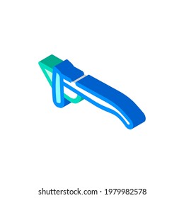 prismatic glasses isometric icon vector. prismatic glasses sign. isolated symbol illustration