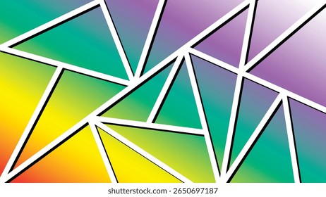  Fundo abstrato prismático do arco-íris
